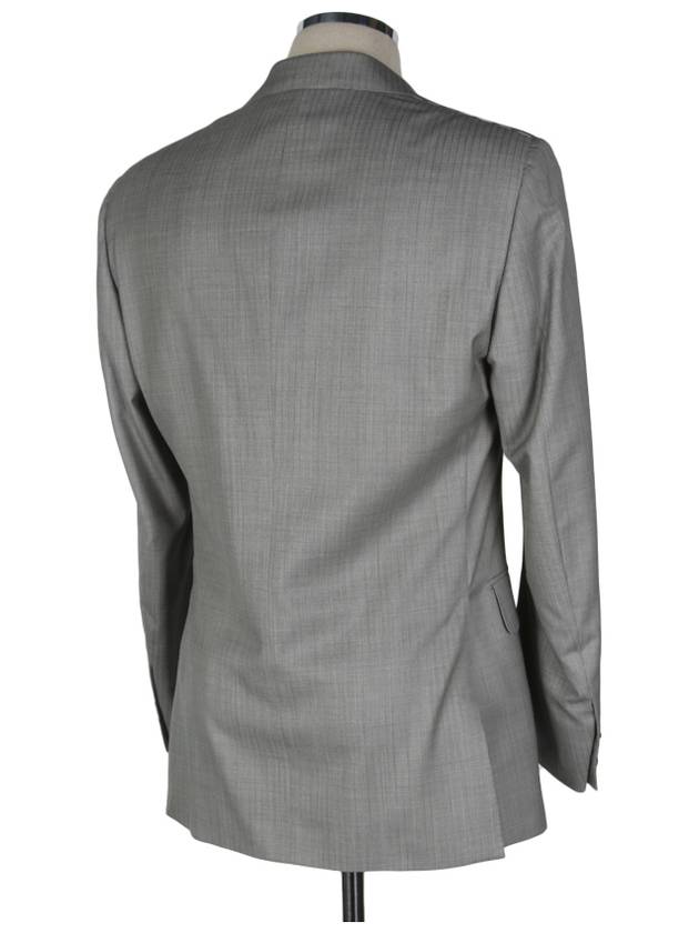 MB1PM302F Gray Striped Suit - CARUSO - BALAAN 4