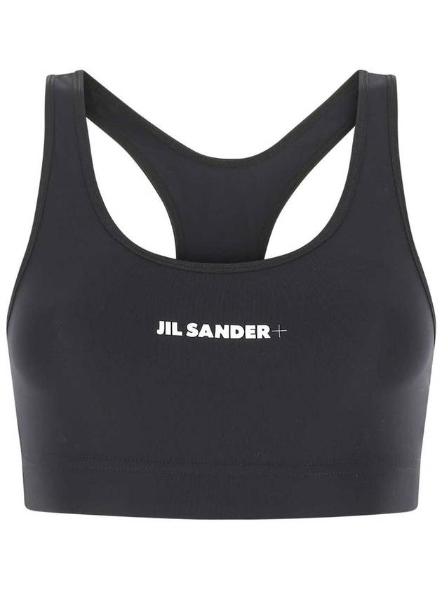 Women's Plus Logo Sports Bra Black - JIL SANDER - BALAAN 2