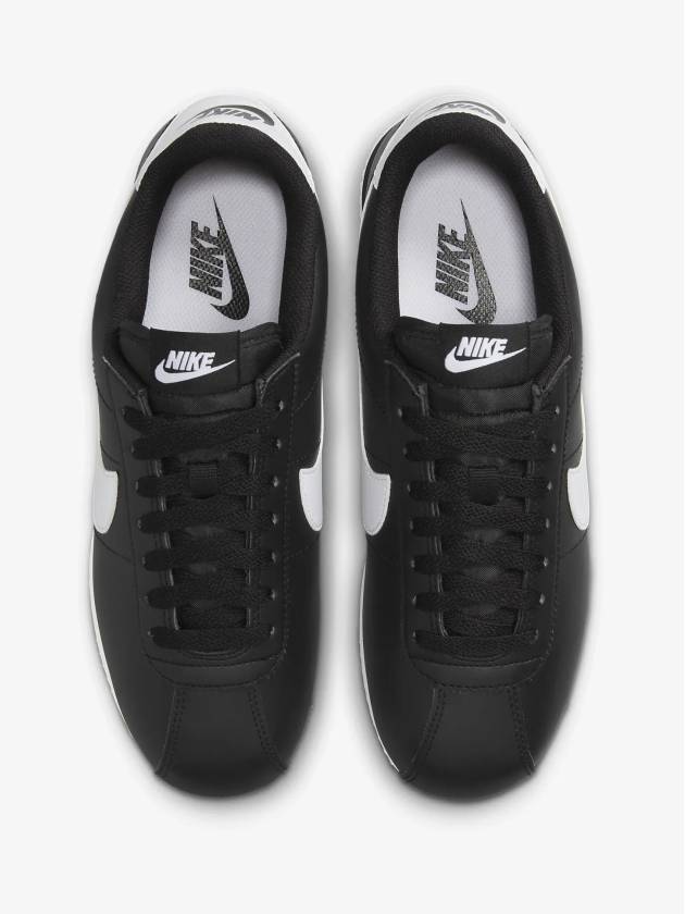 Women's Cortez Low Top Sneakers Black - NIKE - BALAAN 5