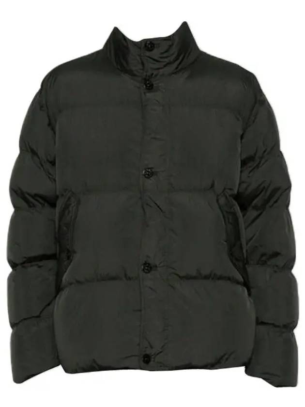 Garment Dyed Crinkle Reps Down Padding Grey - STONE ISLAND - BALAAN 2