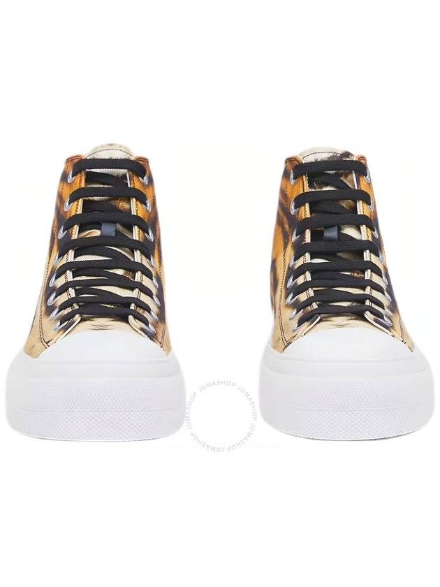 Burberry Ladies Tiger print High top Sneakers Brand Size 35 US Size 5 - BURBERRY - BALAAN 2