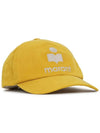 Tyron Logo Cotton Ball Cap Yellow - ISABEL MARANT - BALAAN 2