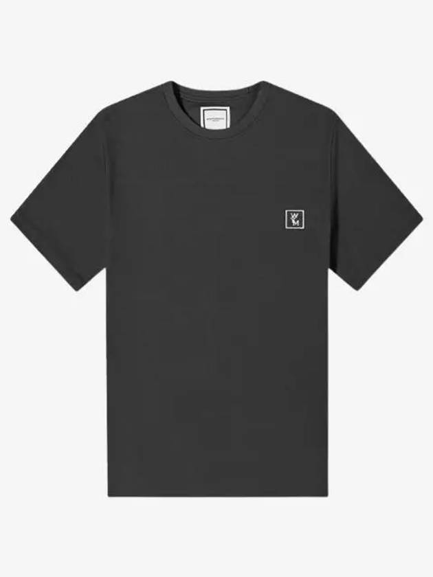 Cotton Back Logo Short Sleeve T-Shirt Black - WOOYOUNGMI - BALAAN 2