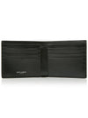 East/West Wallet In Smooth Leather Black - SAINT LAURENT - BALAAN 8