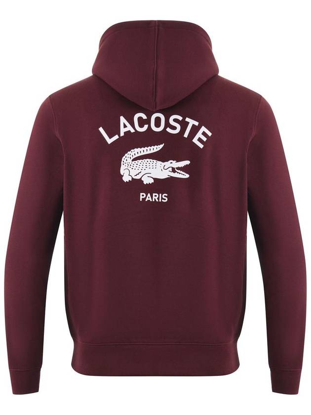 Print Hoodie Red - LACOSTE - BALAAN 5