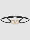 5W2J0F81 YAB 32U Garavani V logo cotton bracelet - VALENTINO - BALAAN 2