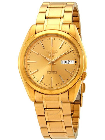 Seiko Series 5 Automatic Gold Dial Men's Watch SNKL48 - SEIKO - BALAAN 1