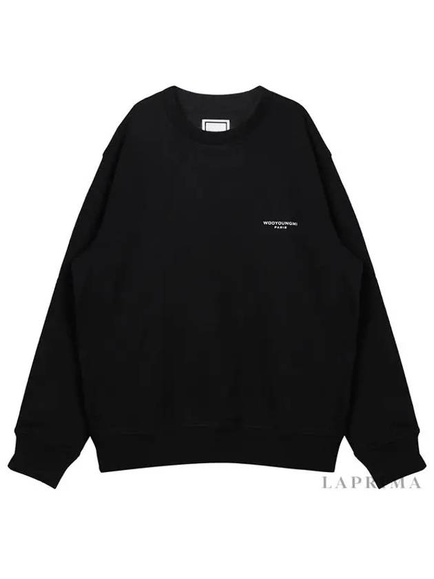 Square Label Sweatshirt Black - WOOYOUNGMI - BALAAN 9