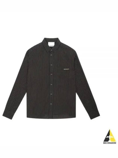 Jasolo Striped Long Sleeve Shirt Black - ISABEL MARANT - BALAAN 2