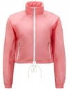 Women's Alose Zip Up Hoodie Pink - MONCLER - BALAAN 2