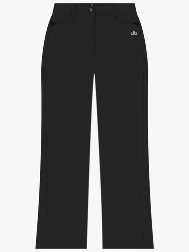 Drew Women s Slit Semi Bootcut Pants DF42PT03 BK - DRUH GOLF - BALAAN 1