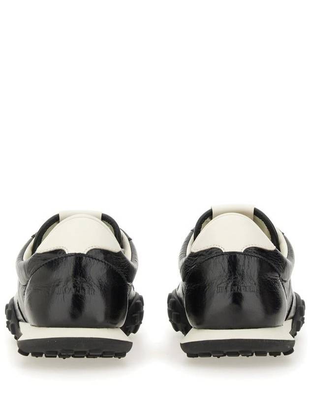 Jil Sander Low Leather Sneaker - JIL SANDER - BALAAN 3