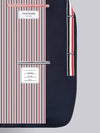 Typewriter Cloth Grosgrain Placket Sport Jacket Navy - THOM BROWNE - BALAAN 6