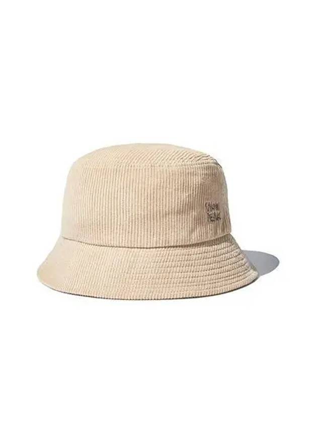 Corduroy Hat Light Beige S22FURCP11 - SNOW PEAK - BALAAN 1