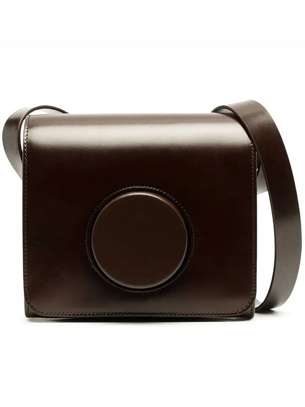 Women's Vegetable Tanned Leather Camera Cross Bag Roasted Pecan - LEMAIRE - BALAAN 3