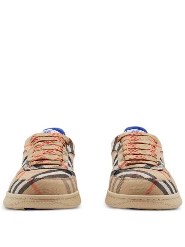 Terrace Check Low Top Sneakers Beige - BURBERRY - BALAAN 6