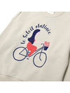 Fleece Options Bicycle Trip Sweat Shirts GREIGE - LE SOLEIL MATINEE - BALAAN 3