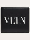 VLTN Logo Bifold Bifold Wallet Black - VALENTINO - BALAAN.