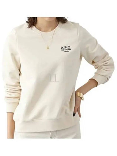 Skye Logo Sweatshirt Beige - A.P.C. - BALAAN 2