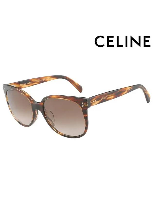 Sunglasses CL40164F 56F Round Acetate Men Women - CELINE - BALAAN 3