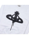 Spray ORB Raglan Sweatshirt White - VIVIENNE WESTWOOD - BALAAN 7