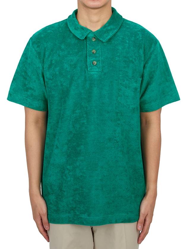 Howlin Men s Collar Short Sleeve T Shirt MR FANTASY GREEN BLISS - HOWLIN' - BALAAN 1