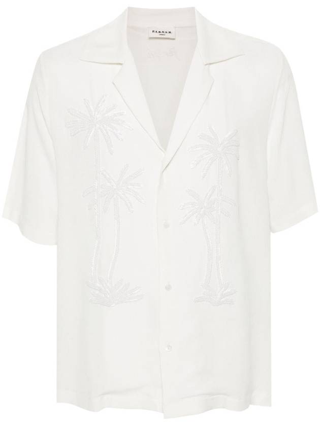 palm-tree embellished shirt - P.A.R.O.S.H. - BALAAN 1