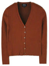 Shanya Cotton Cardigan Burgundy - A.P.C. - BALAAN 2