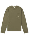 12Th Anniversary Printed Pocket Long Sleeve T-Shirt Green - CP COMPANY - BALAAN 1