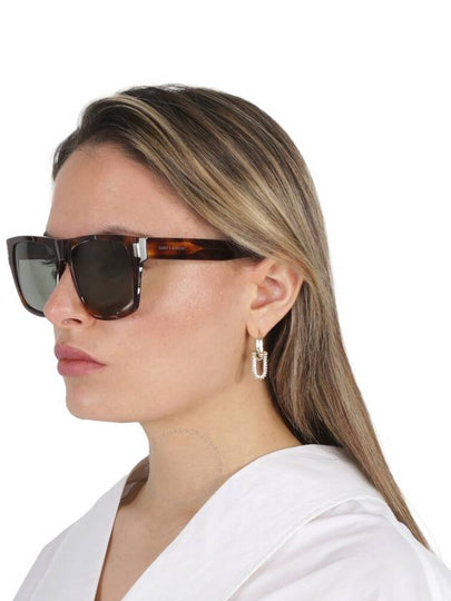 Saint Laurent Green Square Ladies Sunglasses SL 424 003 56 - SAINT LAURENT - BALAAN 2