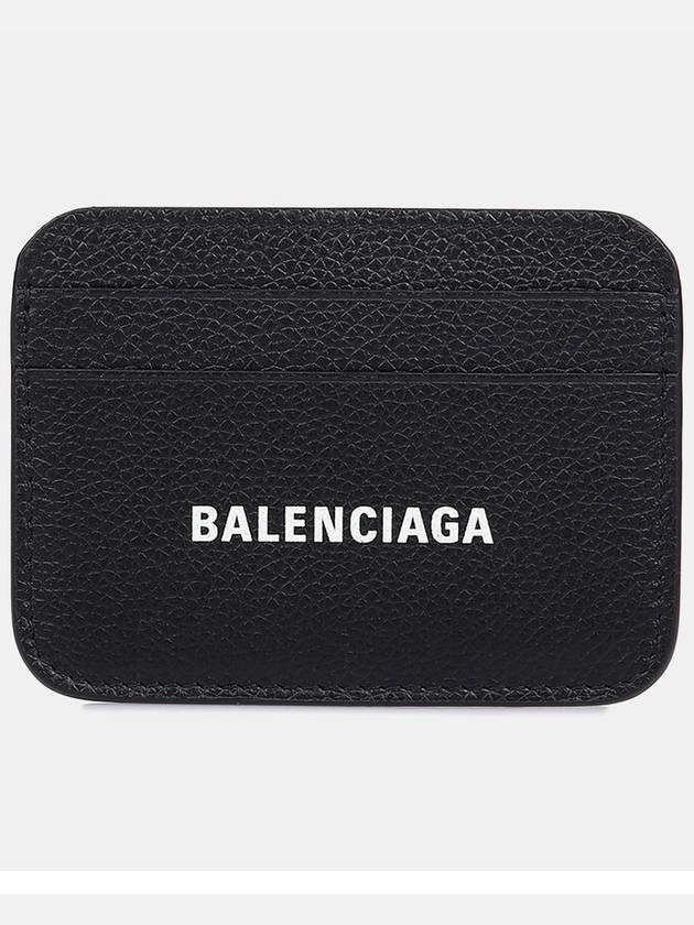 Cash Logo Card Wallet Black - BALENCIAGA - BALAAN 3