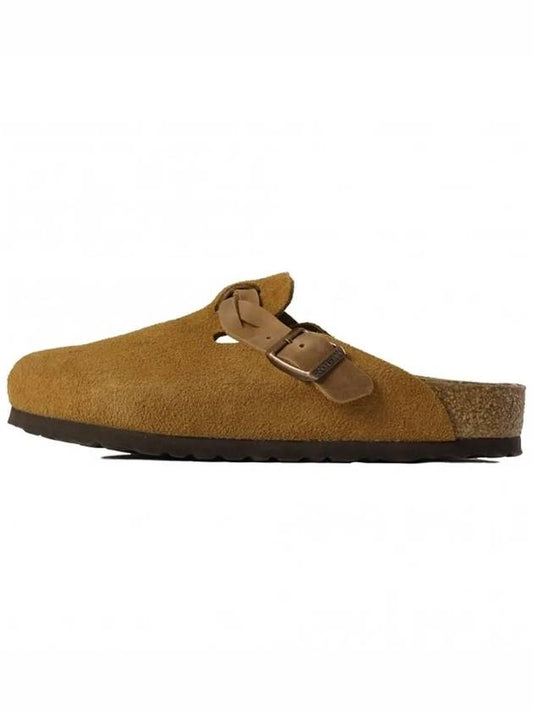 Boston Braided Suede Mule Mink - BIRKENSTOCK - BALAAN 2