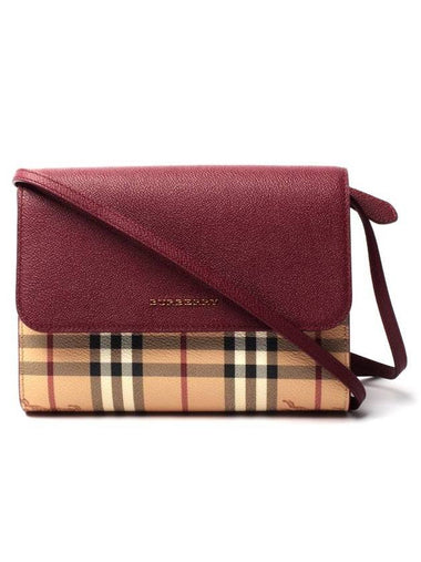 Haymarket Loxley Cross Bag Red - BURBERRY - BALAAN 1