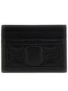 GG Matelassé Card Wallet Black - GUCCI - BALAAN 3