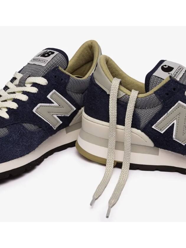 990v1 Made in USA Low Top Sneakers Dark Navy - NEW BALANCE - BALAAN 6