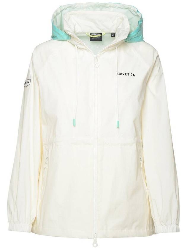 Mirisa Polyamide Blend Windbreaker Ivory - DUVETICA - BALAAN 1