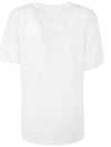 Zwell Logo Print Short Sleeve T-Shirt White - ISABEL MARANT - BALAAN 4