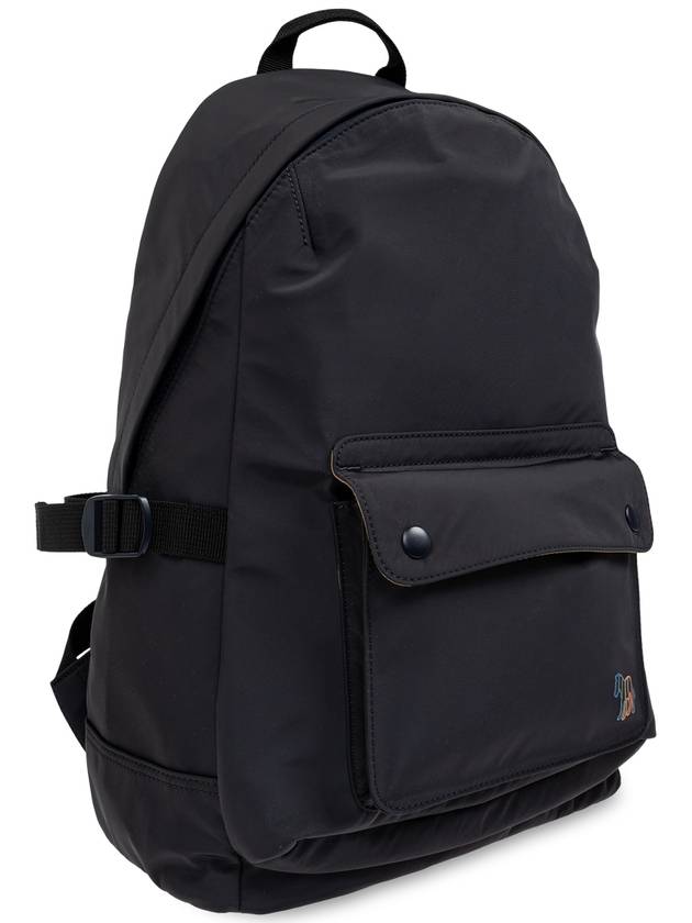 Paul Smith Backpack With Logo, Men's, Navy Blue - PAUL SMITH - BALAAN 4