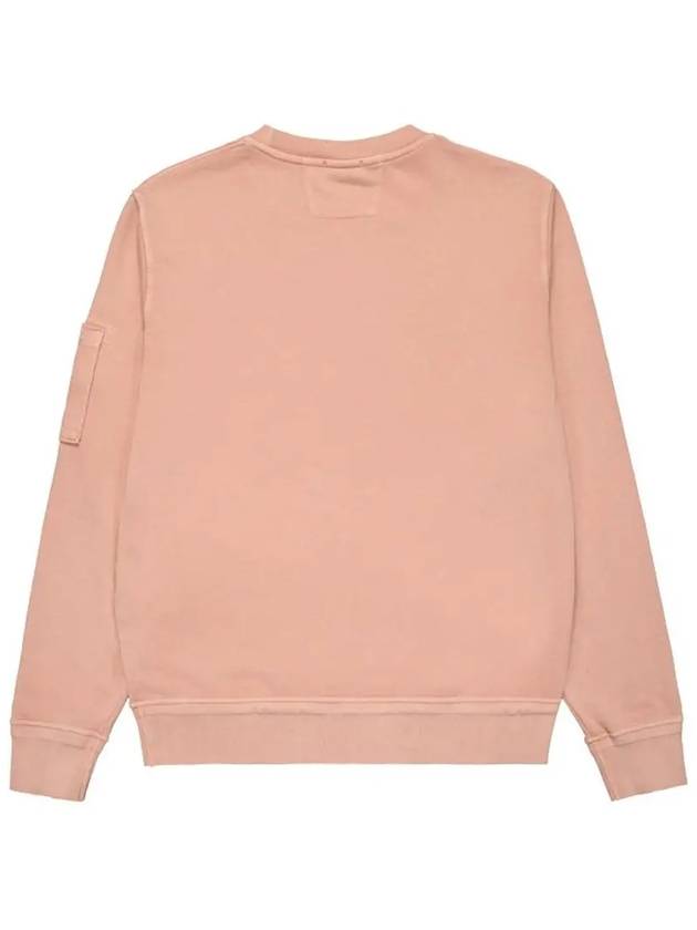 Lens Wappen Pocket Cotton Fleece Sweatshirt Pink - CP COMPANY - BALAAN 3