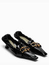 Madame Patent Leather Pumps Heel Black - BOTTEGA VENETA - BALAAN 2