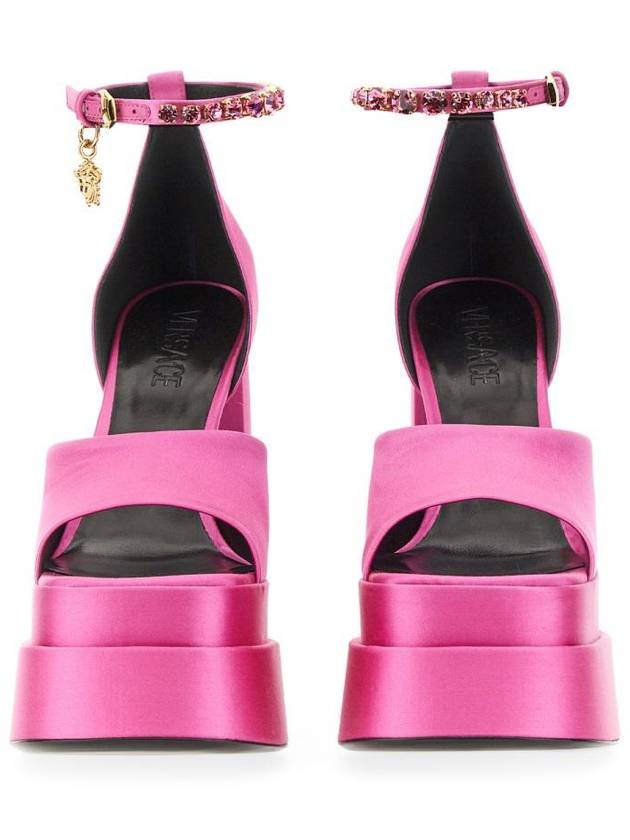 Women's Medusa Avitas Platform Sandals Heel Pink - VERSACE - BALAAN 3