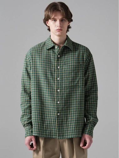 Panama Check Shirt Green - FILLCHIC - BALAAN 1