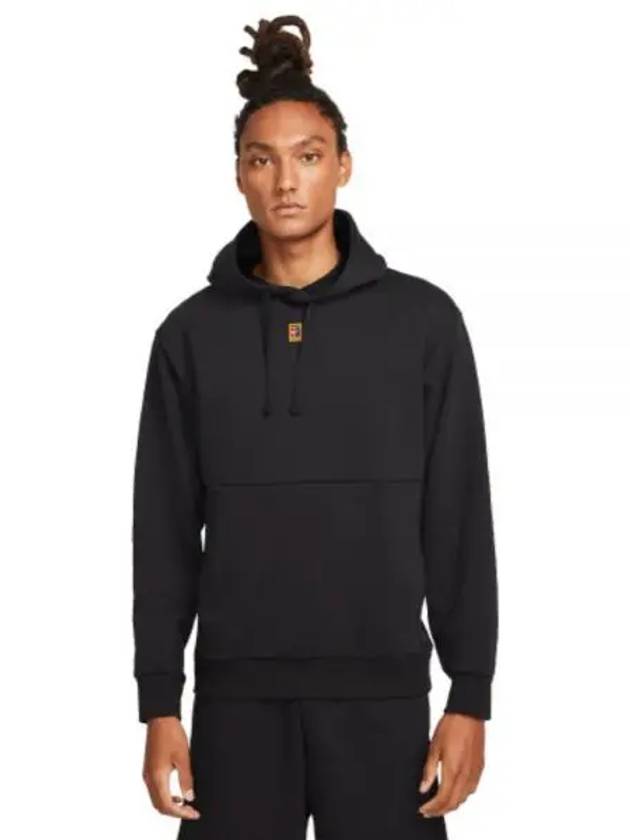 Court Fleece Tennis Hoodie Black - NIKE - BALAAN 2