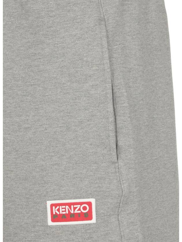 Men's Paris Logo Jogging Track Pants Grey - KENZO - BALAAN 3