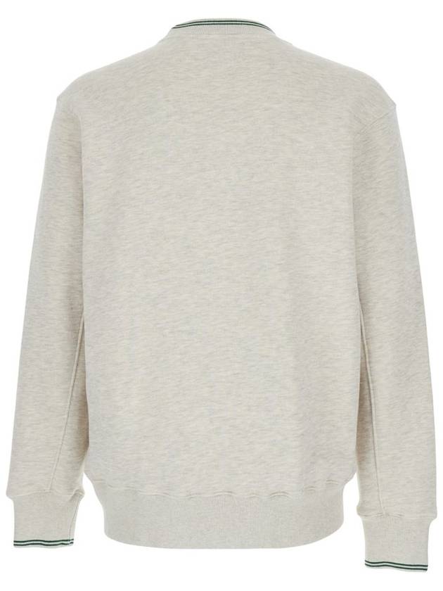 Grey Crewneck Sweatshirt With Logo Print In Jersey Man - AUTRY - BALAAN 2