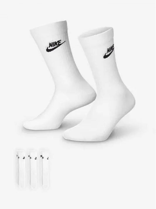 Everyday Essentials 3 Pack Socks White - NIKE - BALAAN 2