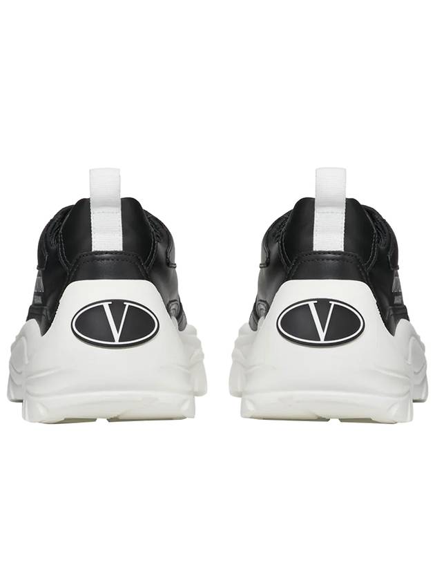 Gumboy Banshee Low Top Sneakers Black - VALENTINO - BALAAN 3