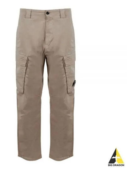 Twill Stretch Lens Cargo Straight Pants Beige - CP COMPANY - BALAAN 2