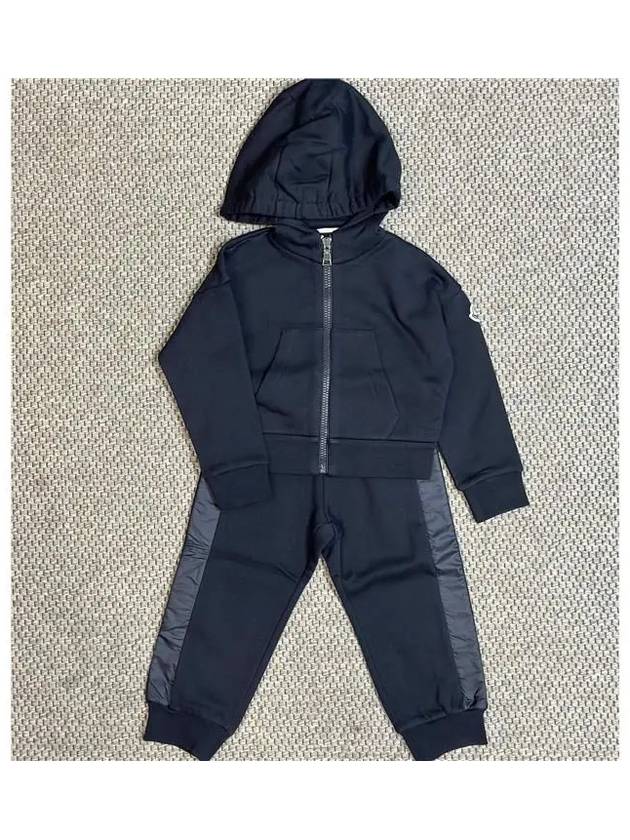 Moncler Kids 4 8 logo zip up tracksuit - MONCLER - BALAAN 1