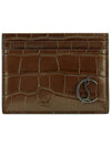 logo crocodile texture card wallet 1215077 F507 - CHRISTIAN LOUBOUTIN - BALAAN 3